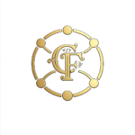 logo elegante con monograma cf